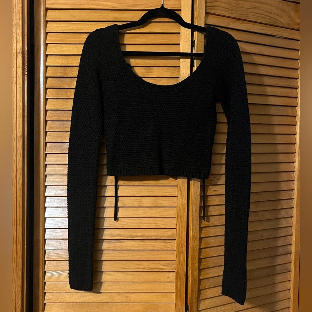 Free People Beach Sweater - Black